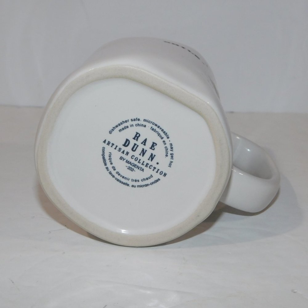 SMILE Rae Dunn typewriter Font 16 oz Coffee mug artisan-style finish - Picture 4 of 5
